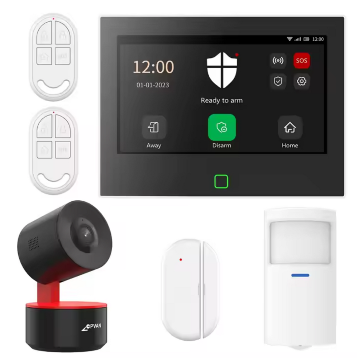 ShieldMatrix NovaGuard T7 Pro Alarm & Camera Kit